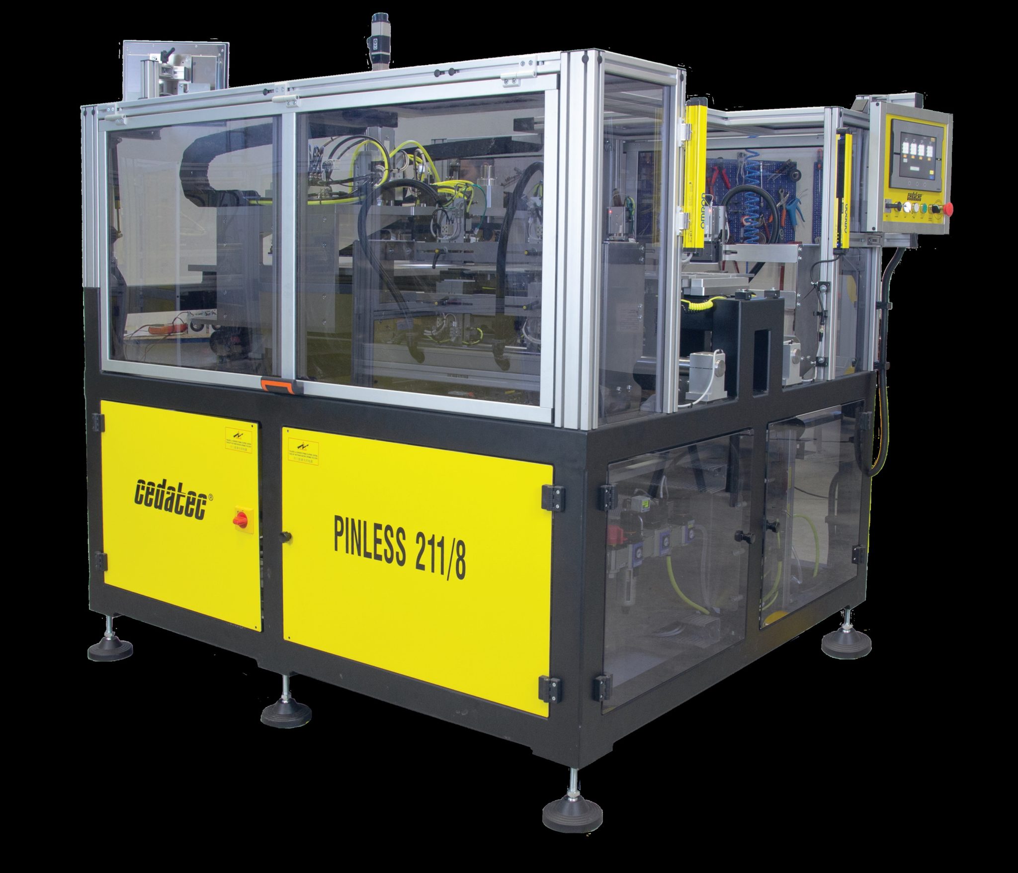 Pinless optical bonding Technic